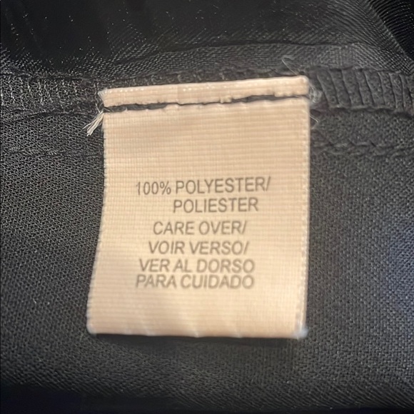 Anne Klein Crepe Trouser Pants Black 10P - Picture 5 of 6